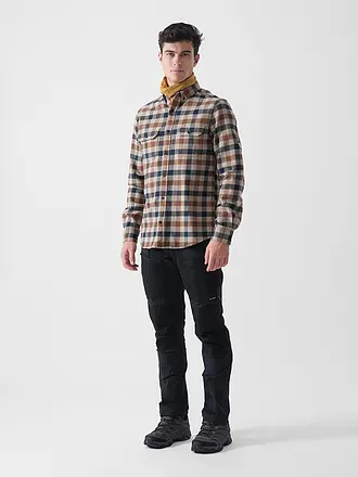 FJÄLLRÄVEN | Herren Flanellhemd Skog | senf